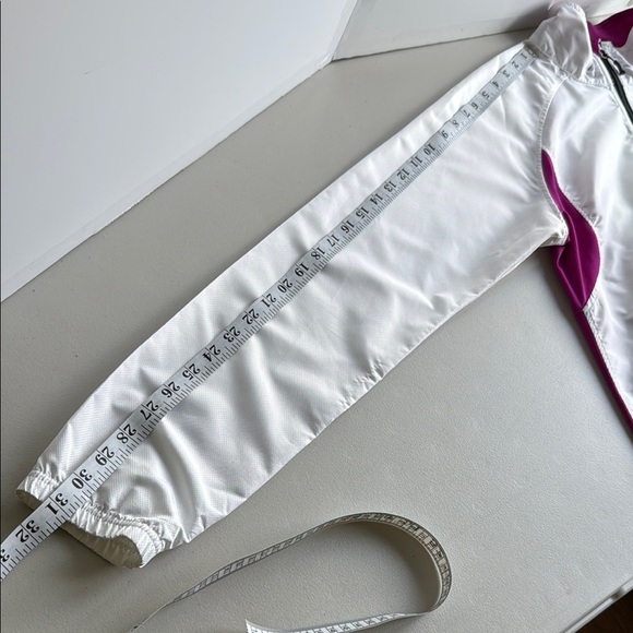 Louis Garneau White and Pink Modesto II Cycling Jacket Technical Jacket - Picture 13 of 16